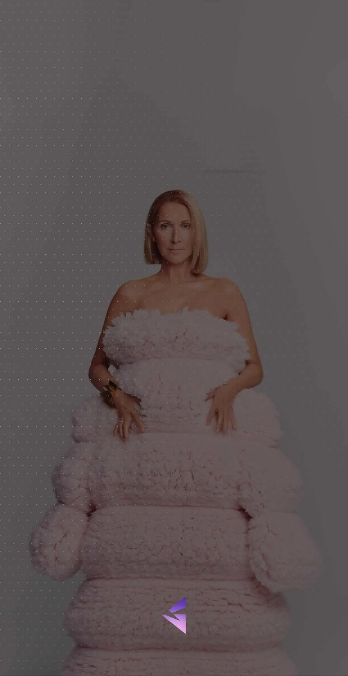 Céline Dion sur scène lors de sa résidence à Paris La Défense Arena